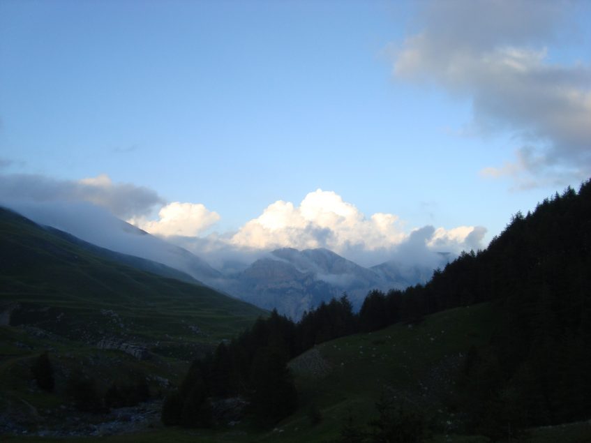 Donkere wolken in de Mercantour
